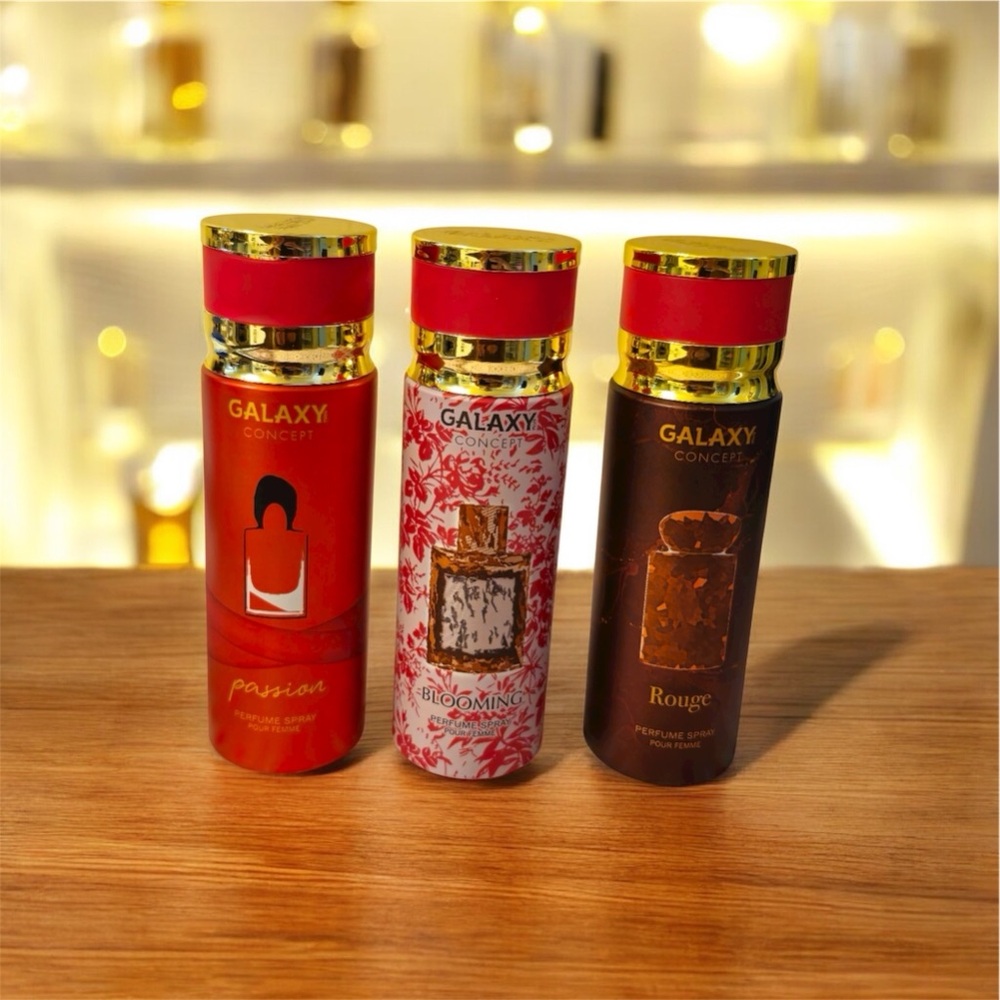 NEW-3pc Set Galaxy Concept Perfume Body Spray Pour Femme 200 ML/6.7oz - Picture 2 of 7